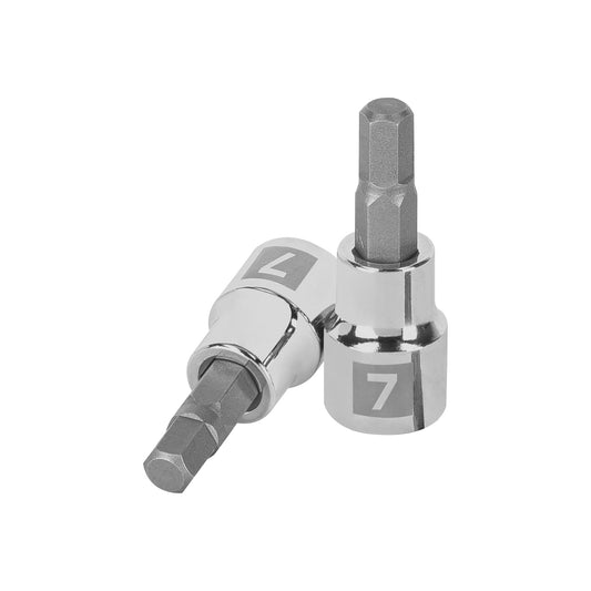 D-4990-7M Copas de punta bristol, mando 3/8" de 7mm.