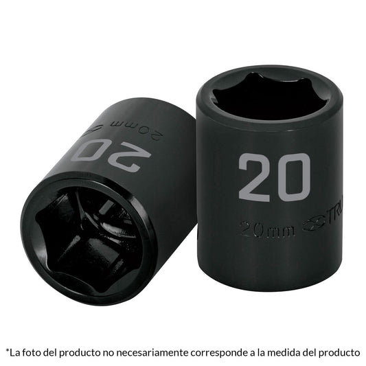 D-7412-M Dado de impacto, 6 puntas, cuadro 1/2' de 12mm"