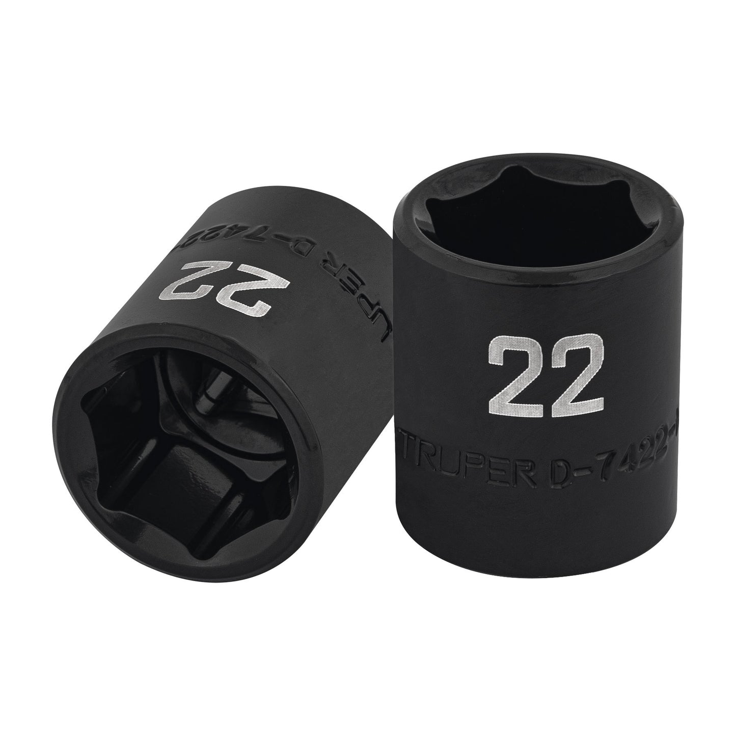D-7422-M Dado de impacto de 22mm, 6 puntas, cuadro 1/2'"
