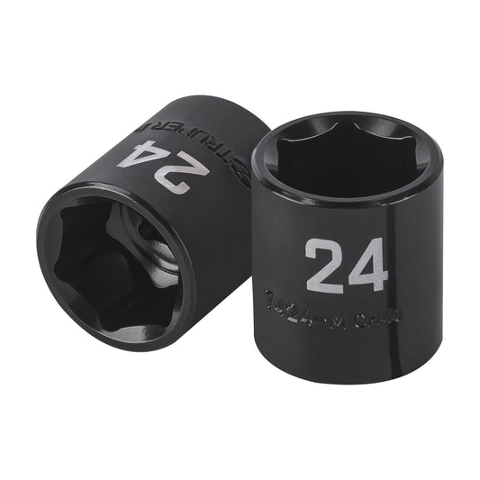 D-7424-M Dado de impacto de 24mm, 6 puntas, cuadro 1/2'"