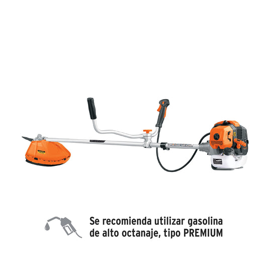 DES-520 Desmalezadora a gasolina 52 cc mango 'bici', 18' corte"