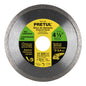 DID-145P Disco diamantado continuo, 4-1/2", Pretul