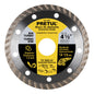DID-245P Disco de diamante, rin turbo, 4-1/2', Pretul"