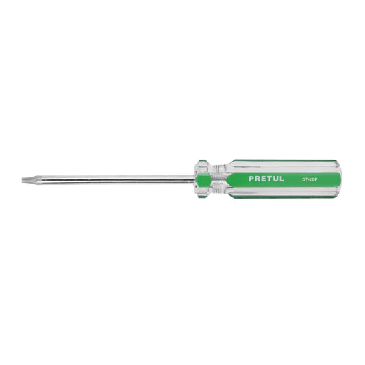DT-10P Desarmador punta Torx T 10 mango de PVC Pretul