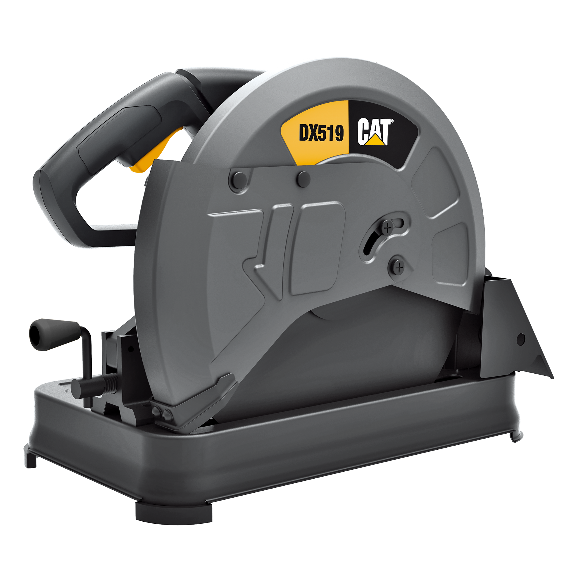 Tronzadora CAT 14", modelo DX519U, potente motor de 1.800W, ideal para cortes rápidos y precisos.