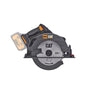 Sierra circular CAT 7-1/4", modelo DX53KC0140, incluye batería 4.0Ah y cargador, ideal para cortes precisos.