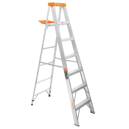 EST-26 Escalera tipo tijera T2 con 6 escalones, con bandeja
