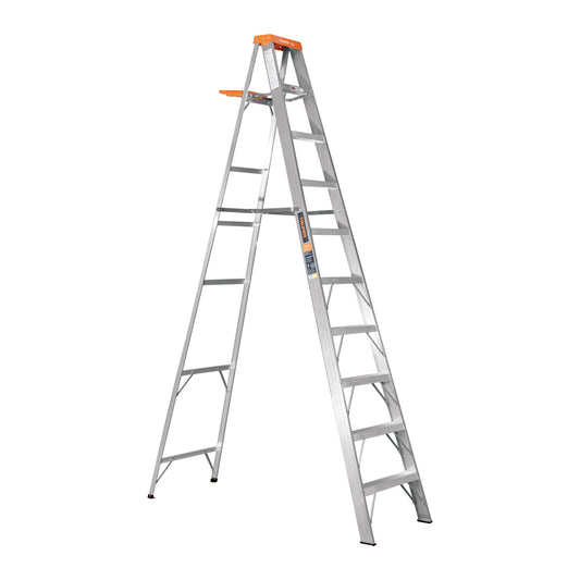 EST-29 Escalera de tijera tipo II, 9 escalones, con bandeja"