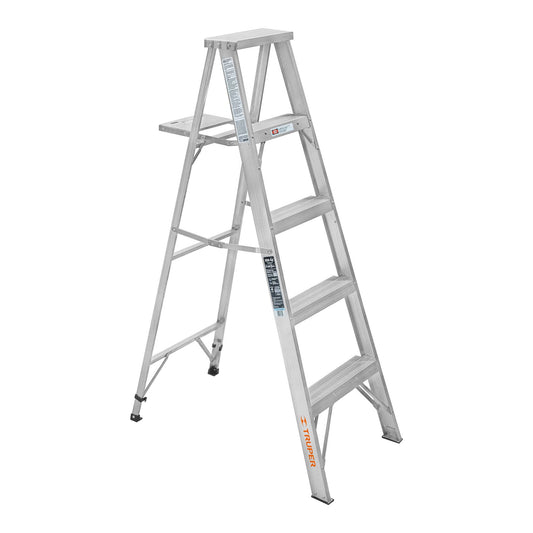 ESTA-34 Escalera de tijera, aluminio, tipo lll, 4 escalones"