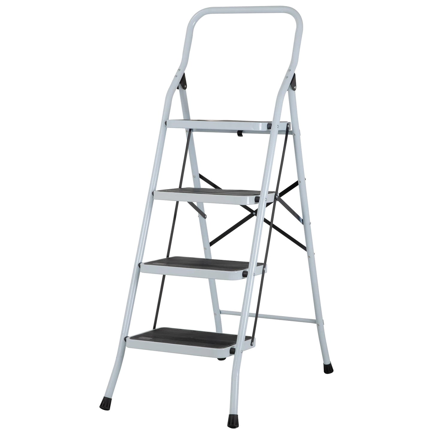 ESTU-4P Escalera tubular, plegable, 4 peldaños, Pretul