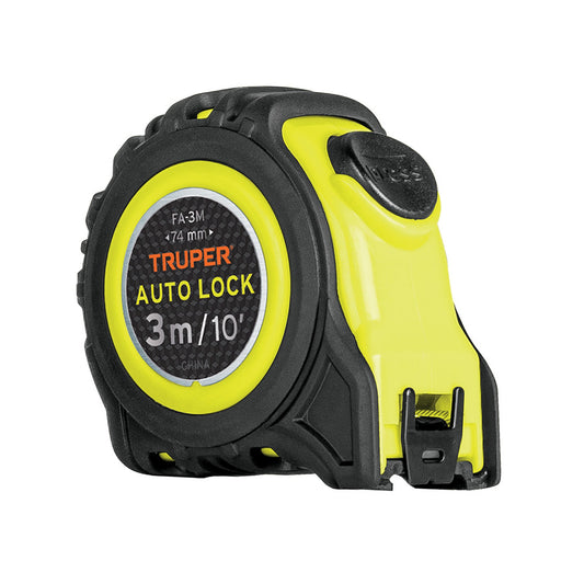 FA-3M Flexómetro Auto Lock, 3 m, cinta 16 mm"