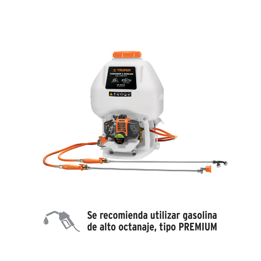 FUG-252 Fumigador a gasolina, 2 tiempos, 25 lts"