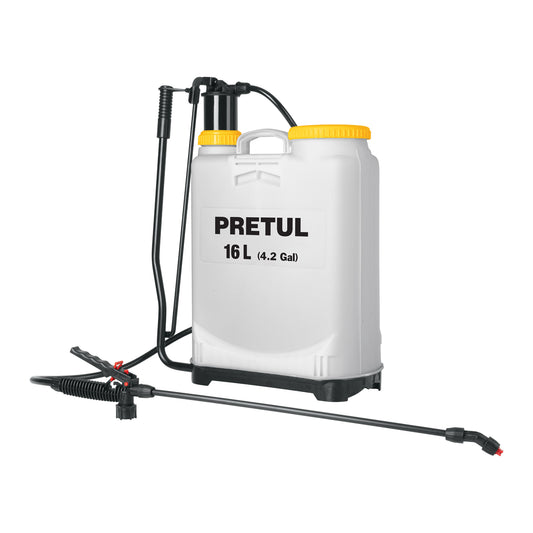 FUM-16P Fumigador de mochila, 16 lts, Pretul"