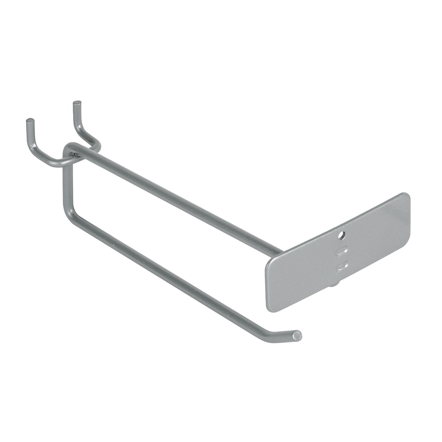 GA-6X Ganchos rectos con portaetiqueta, 6"