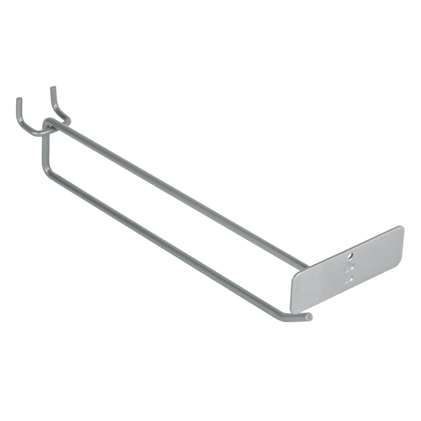 GA-9X Ganchos rectos con portaetiqueta, 9"