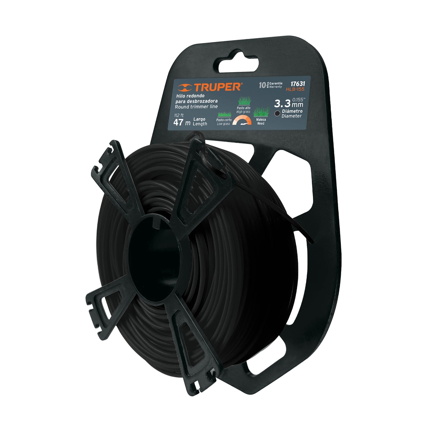 HLB-155 Hilos redondos para guadañadora en blister, .155'