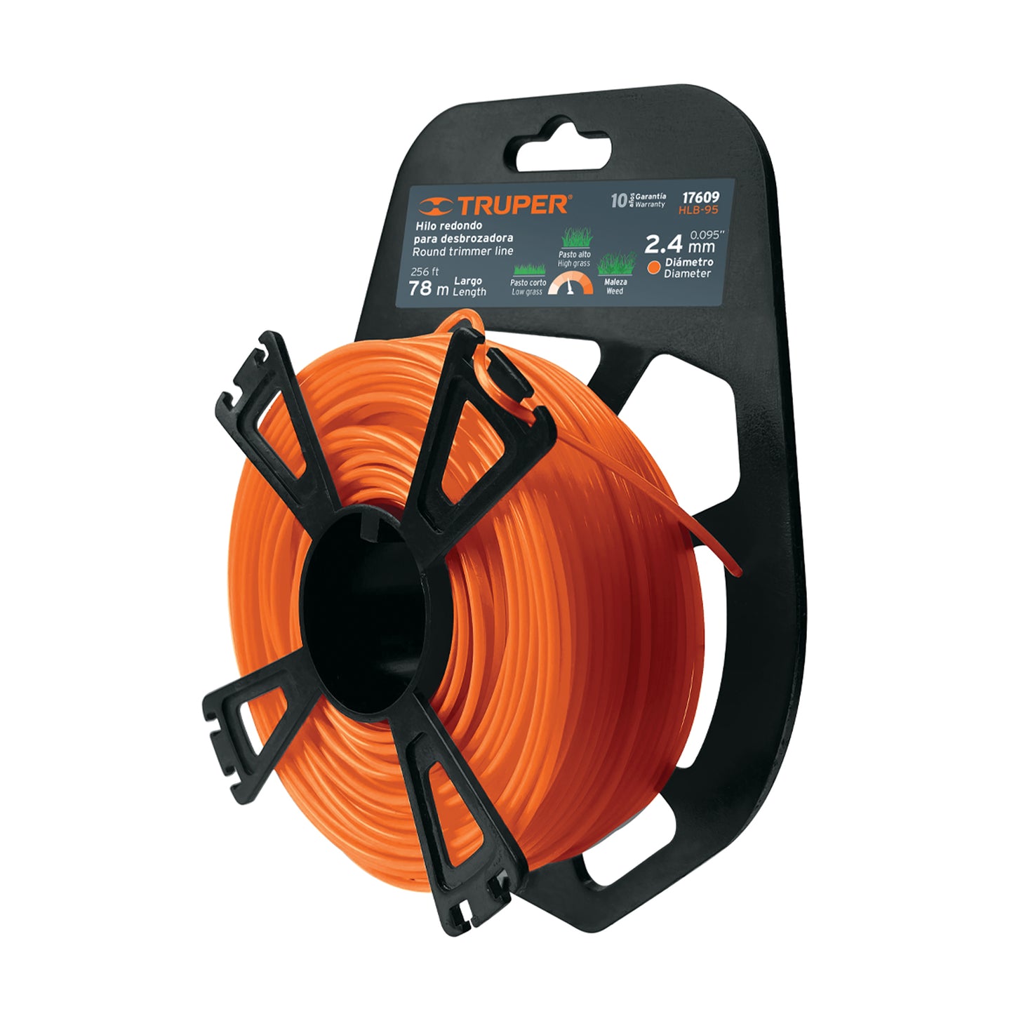 HLB-95 Hilos redondos para guadañadora en blister, .095'