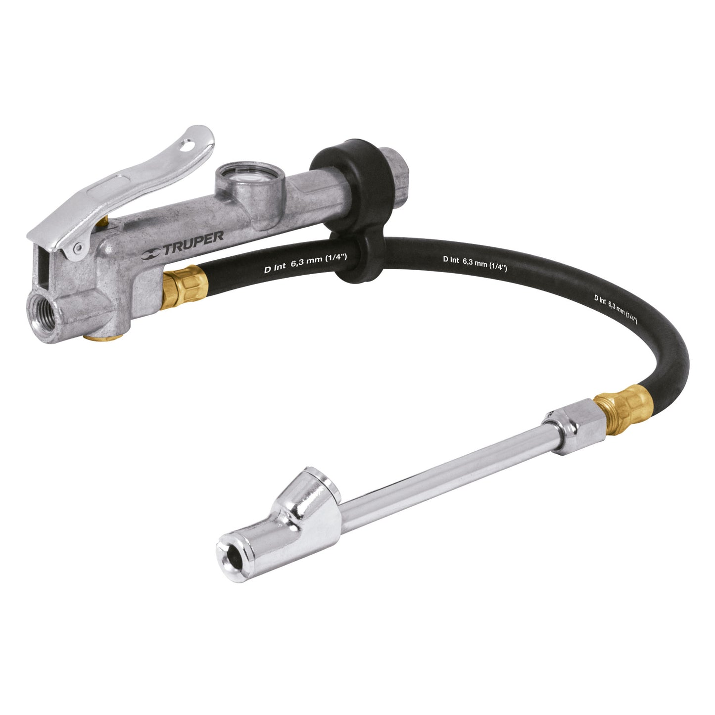 INFCA Inflador doble con calibrador de metal