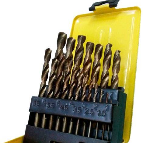 JUEGO BROCAS HSS 1 MM A 13 MM X 25 PCS