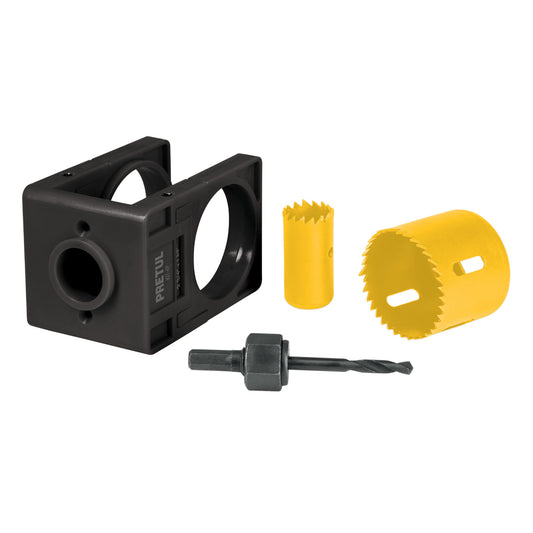 KIT-4P Juego para instalar cerraduras, 4 pzas, Pretul