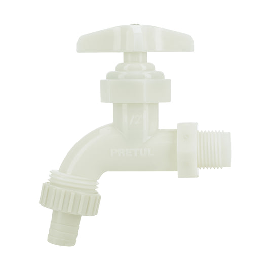LL-17P Llave terminal para jardín de ABS, 1/2", Pretul