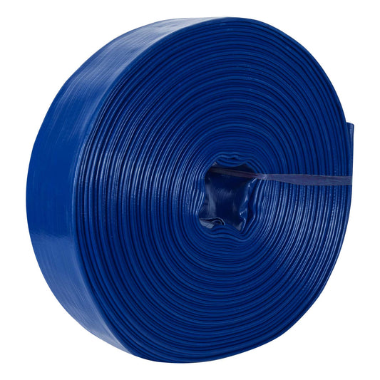 M35D Manguera plana p/descarga de agua, PVC flexible, 3' x 50 m"