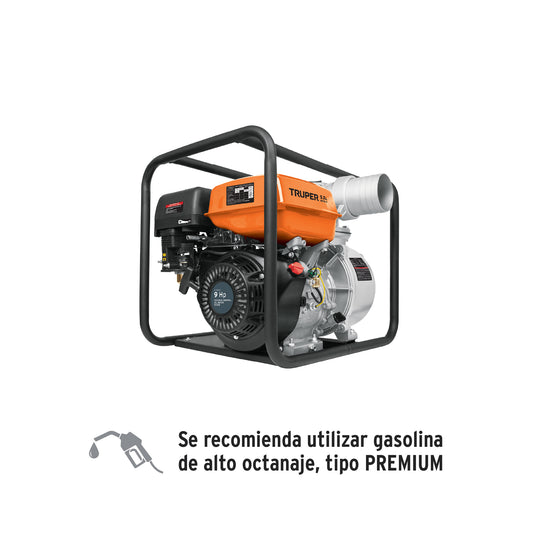 MOTB-4 Motobomba autocebante 4x4', 9 HP, a gasolina"