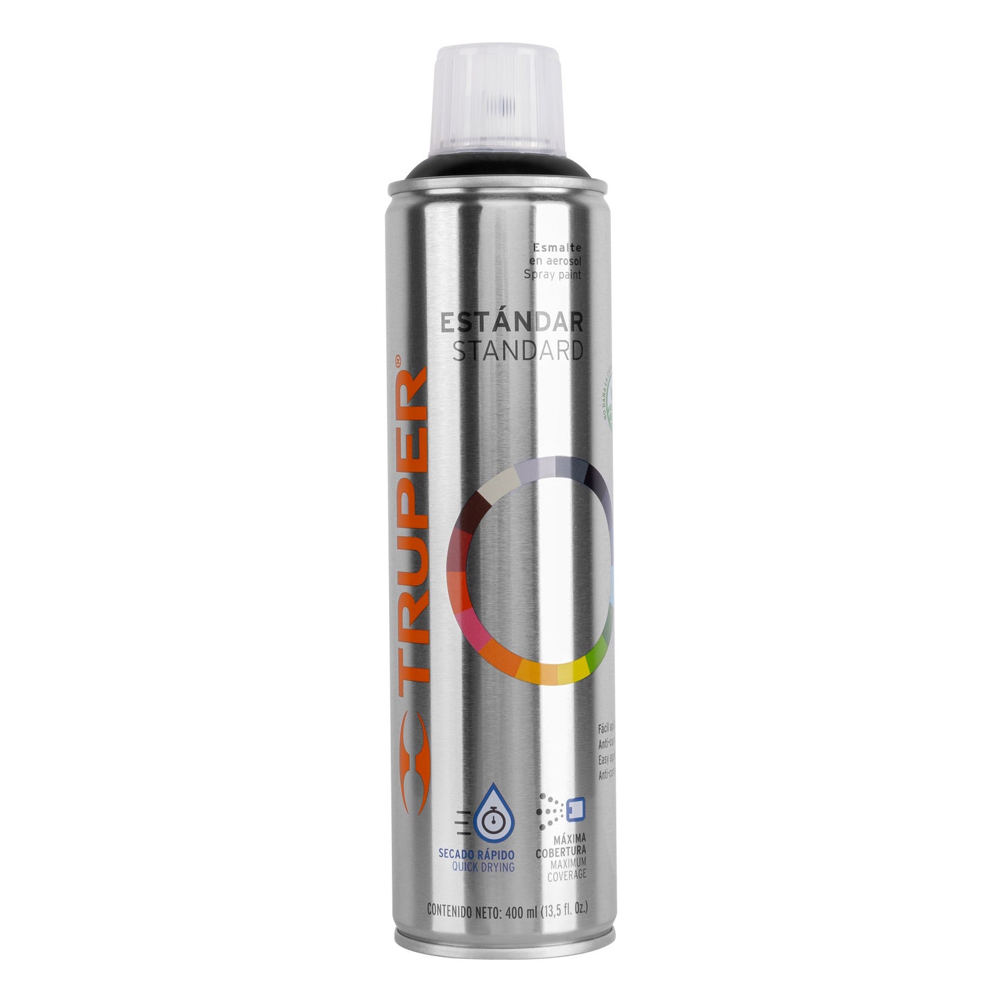 PA-NB Pintura en aerosol negro brillante, 400 ml
