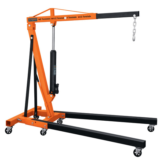 PHF-2 Pluma hidráulica, brazo ajustable,  2 toneladas