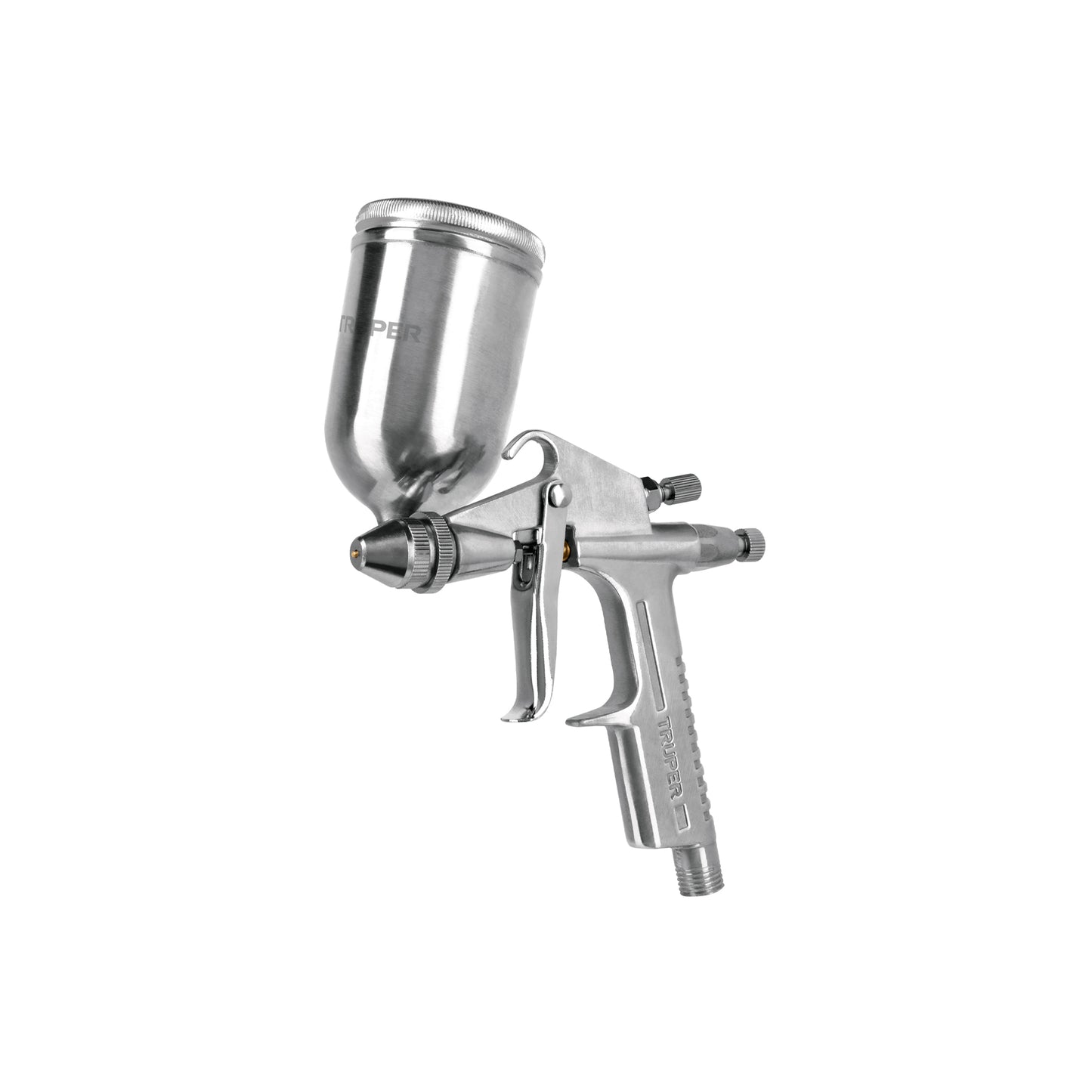 PIPI-400 Pistola p/retoque gravedad, LVMP, vaso aluminio, 0.5 mm
