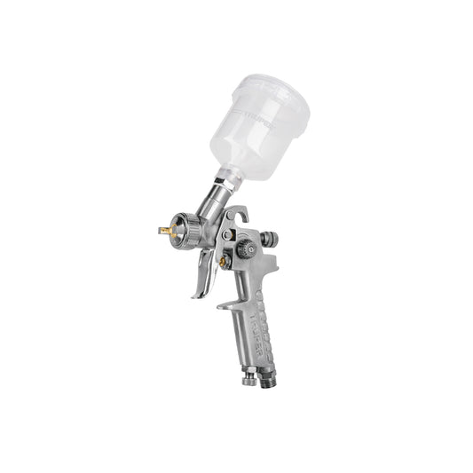PIPI-410 Pistola p/retoque gravedad, HVLP,vaso plástico,boquilla 1.0mm