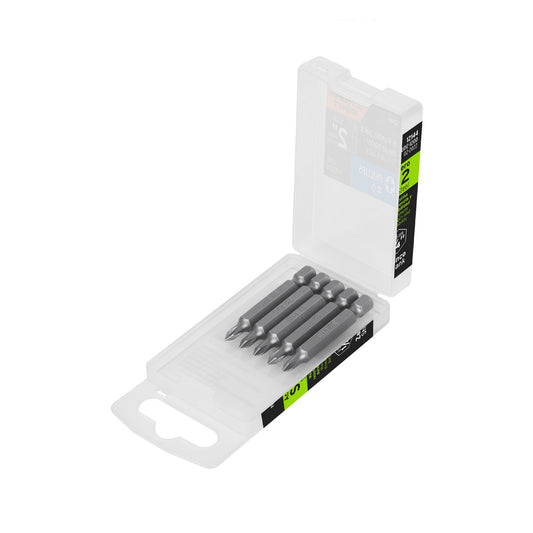 PUDE-1200 Puntas Phillips #0, 2', estuche con 5 piezas, Expert"