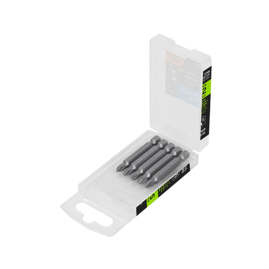 PUDE-1201 Puntas Phillips #1, 2', estuche con 5 piezas, Expert"