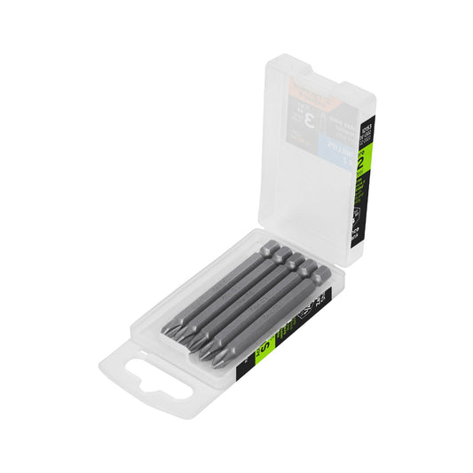 PUDE-1302 Puntas Phillips #2, 3', estuche con 5 piezas, Expert"