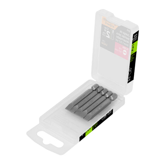 PUDE-3225 Puntas planas 1/4', 2', estuche con 5 piezas, Expert"