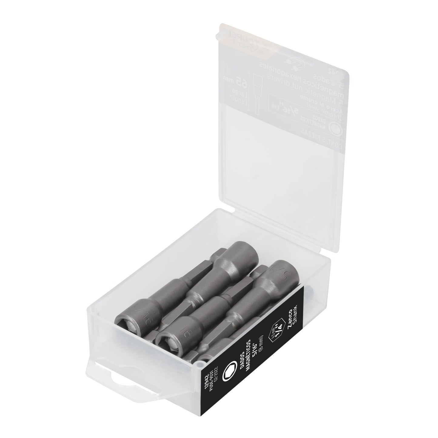 PUDE-9031 Juego de dados magnéticos, 5/16', 5 piezas, Truper Expert"