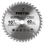 ST-1040EP Disco sierra p/madera 10', 40 dientes, centro 1', Pretul"
