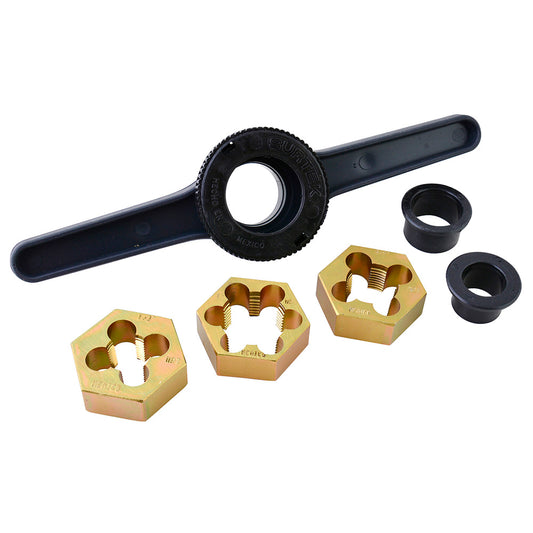 Jgo tarraj p/tub PVC 1/2-1"6pz