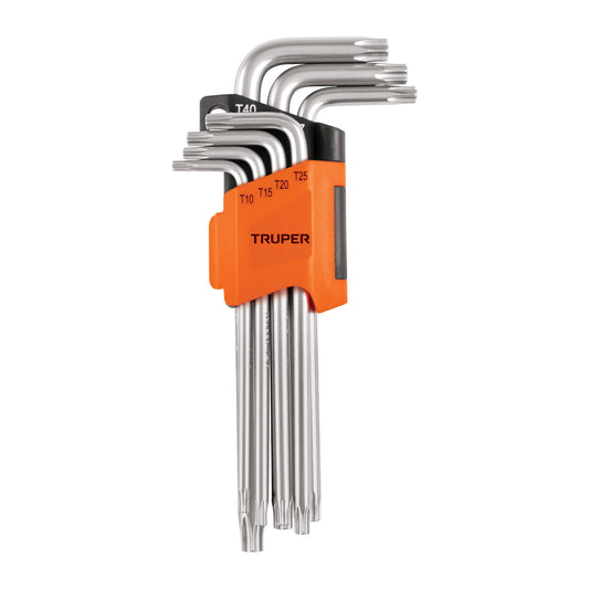 TORX-7L Juego de 7 llaves torx largas, organizador abatible