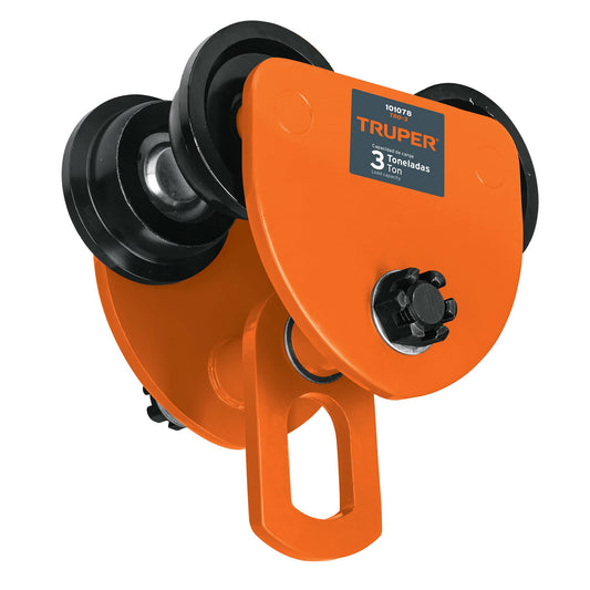 TRO-3 Trole de carga para vigas IPS e IPR, ajustable, 3 Ton"