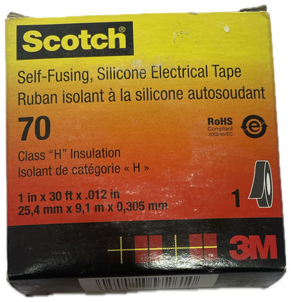 CINTA AISLANTE CAUCHO DE SILICONA AUTOADHESIVA SCOTCH 70