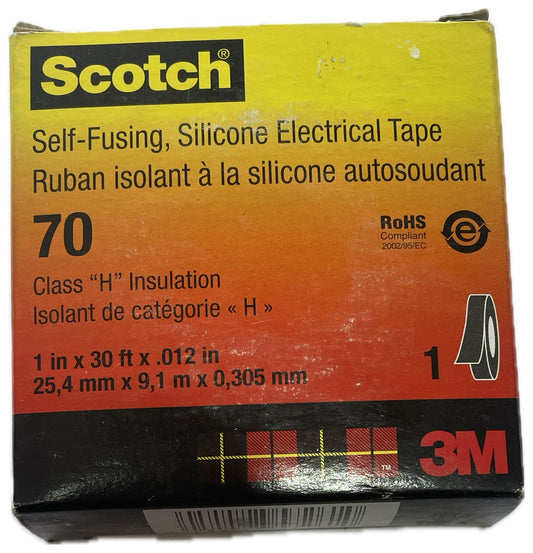 CINTA AISLANTE CAUCHO DE SILICONA AUTOADHESIVA SCOTCH 70