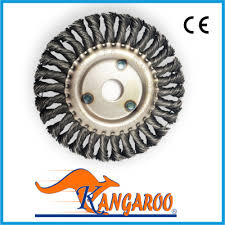 GRATA CIRCULAR TRENZADA ACERO M ROSCA 7" X 3/8"