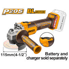 PULIDORA INHALAMBRICA 20V 4 1/2" VVR BATERIA Y CARGADOR