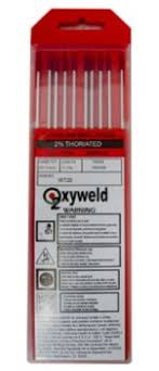 SOLDADURA TUNGSTENO PUNTO ROJO 3/32"