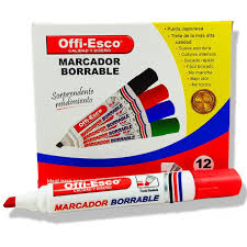 MARCADOR BORRABLE ROJO
