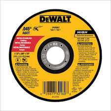 DISCO 01 CORTE INOX EXTRAD T1 4.1/2"X 1.2mm ARG DEWALT ACCESORIOS
