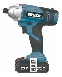 Atornillador Imp. 1/4" 18V Marca WESCO