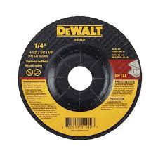 DISCO 17 PULIR METAL T 27 4.1/2" X 1/4" DEWALT ACCESORIOS
