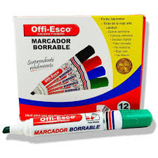 MARCADOR BORRABLE VERDE